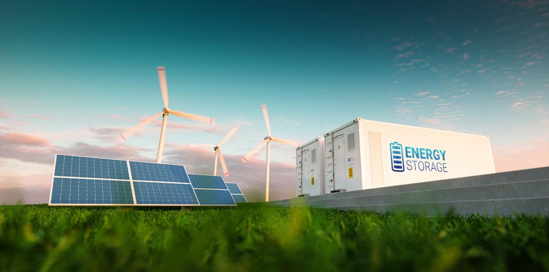 Bateriová úložiště pomáhají udržovat rovnováhu ve výrobě a spotřebě elektrické energie především v souvislosti se zapojováním větrných a solárních elektráren (Zdroj: © malp / stock.adobe.com)