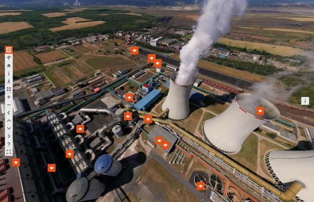 Projdi si uhelnou elektrárnu Tušimice prostřednictvím virtuální prohlídky (Zdroj: ČEZ, a. s.)