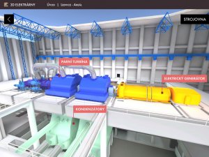 Svět energie – 3D elektrárny / 3D model moderního Nového zdroje Elektrárny Ledvice