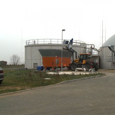 Zařízení bioplynové stanice (Zdroj: ČEZ, a. s.)