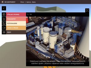 Svět energie – 3D elektrárny / 3D model moderního Nového zdroje Elektrárny Ledvice