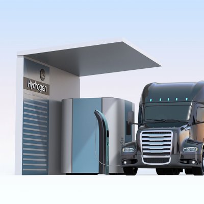 Vize vodíkové energetiky počítá i s pohonem tahačů a nákladních automobilů (Zdroj: © chesky / stock.adobe.com)
