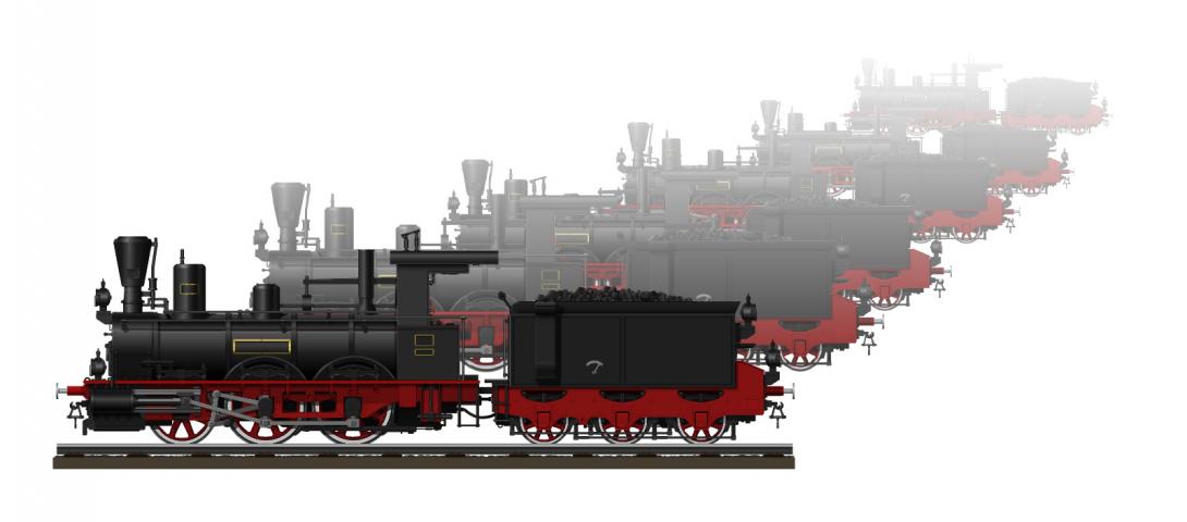 Stovky velkých parních lokomotiv z minulého století by mohly jezdit na páru, která je dnes určena jediné temelínské turbíně (Zdroj: © kingfisher75 / stock.adobe.com)