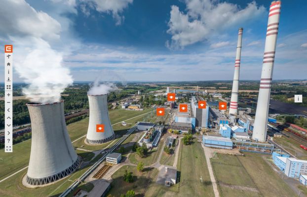 Projdi si největší černouhelnou elektrárnu Dětmarovice v České republice prostřednictvím virtuální prohlídky (Zdroj: ČEZ, a. s.)