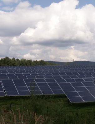 Fotovoltaická elektrárna Chýnov (Zdroj: ČEZ, a. s.)