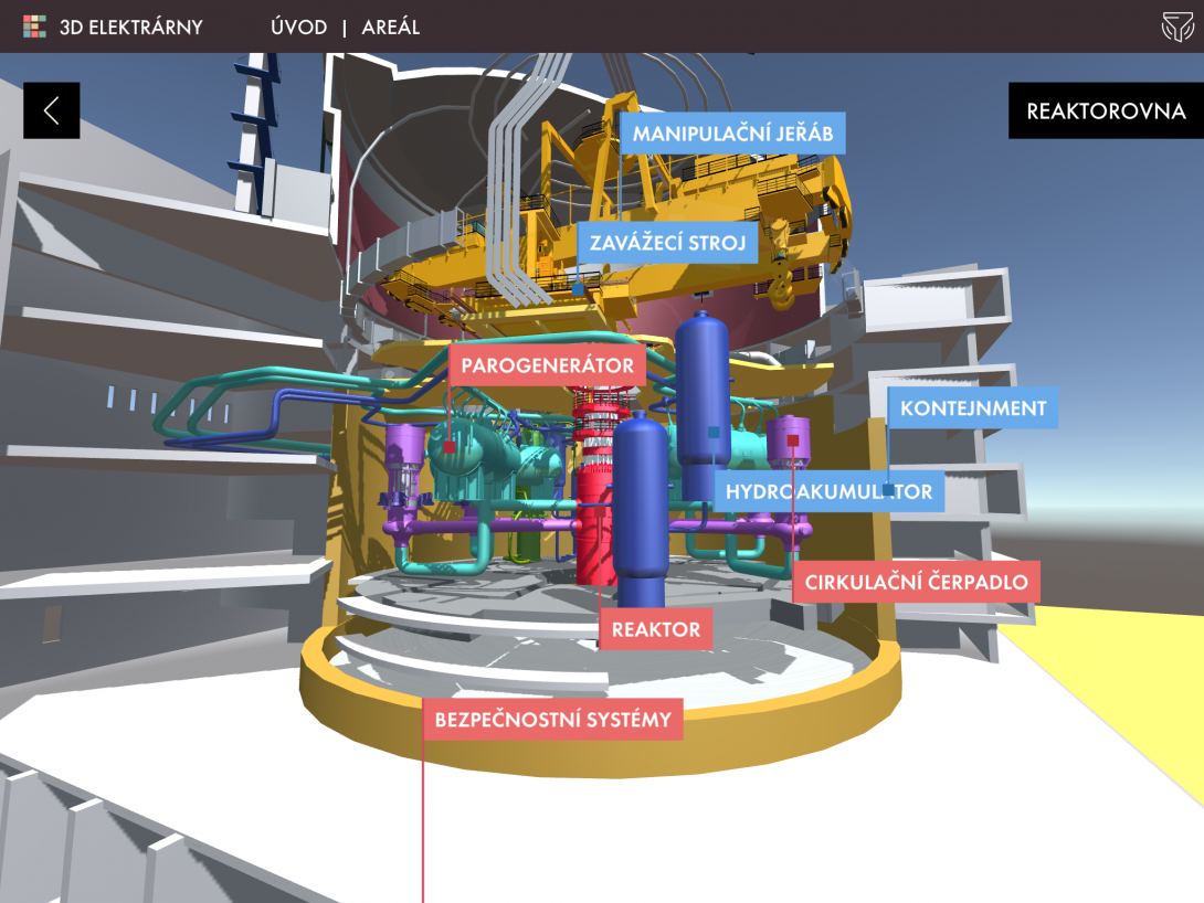 Jaderné elektrárny 3D on-line