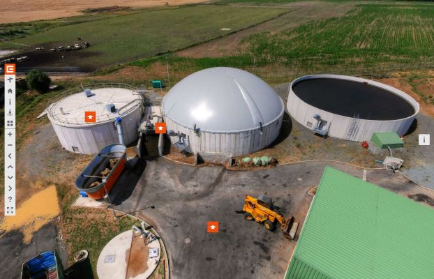 Projdi si bioplynovou stanici Číčov prostřednictvím virtuální prohlídky