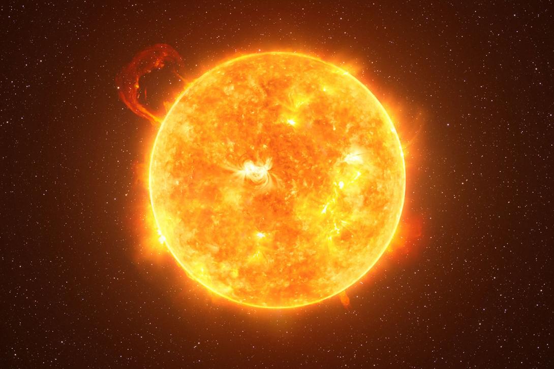 Portrét Slunce – obrovské žhavé koule, uvolňující energii již více než 4 miliardy let (Zdroj: © lukszczepanski / stock.adobe.com)