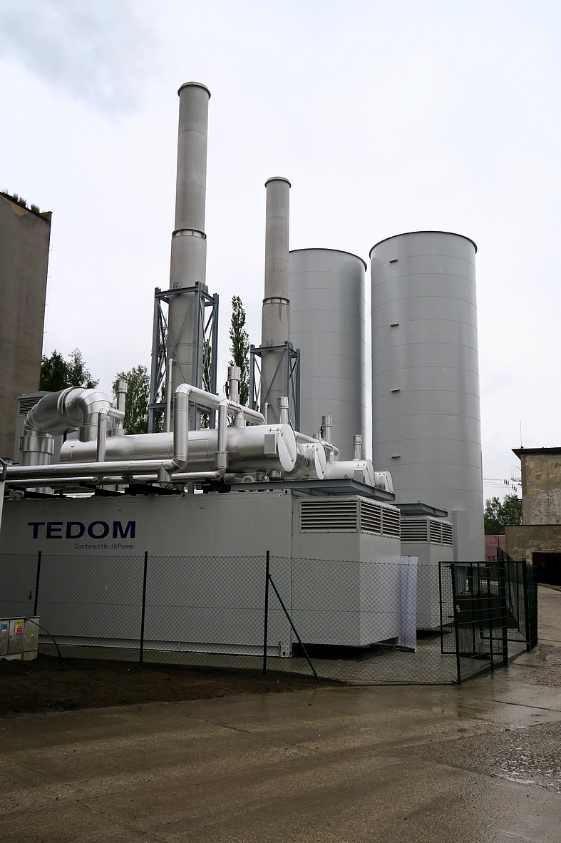 Spuštěním kompaktní plynové kogenerační jednotky v Horním Slavkově přesáhl elektrický výkon všech provozovaných kogenerací ČEZ Energo 100 MW (Zdroj: ČEZ, a. s.)