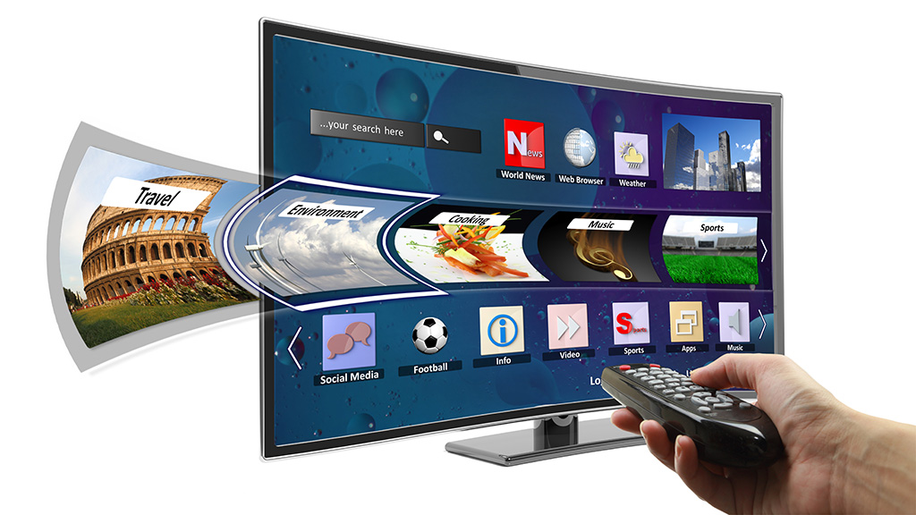 Chytrá televize – centralizované zařízení pro velkoformátové zobrazení nejrůznějšího typu informací (Zdroj: © viperagp / stock.adobe.com)