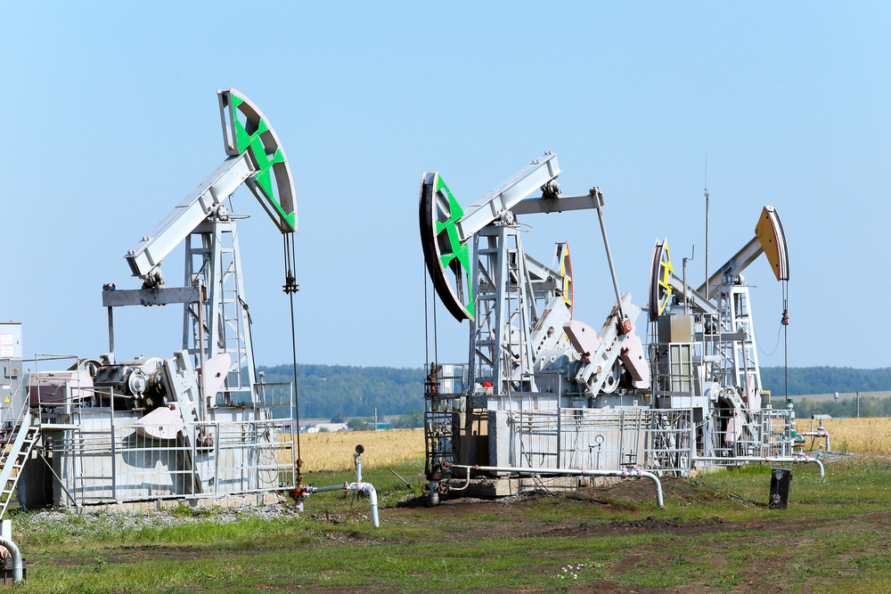 Vahadlová ropní čerpadla, stejně jako domácí pumpy na studních patří do skupiny pístových čerpadel (Zdroj:vladimir salman / Shutterstock.com )